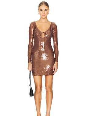 NWT BARDOT Verona sequin mini dress